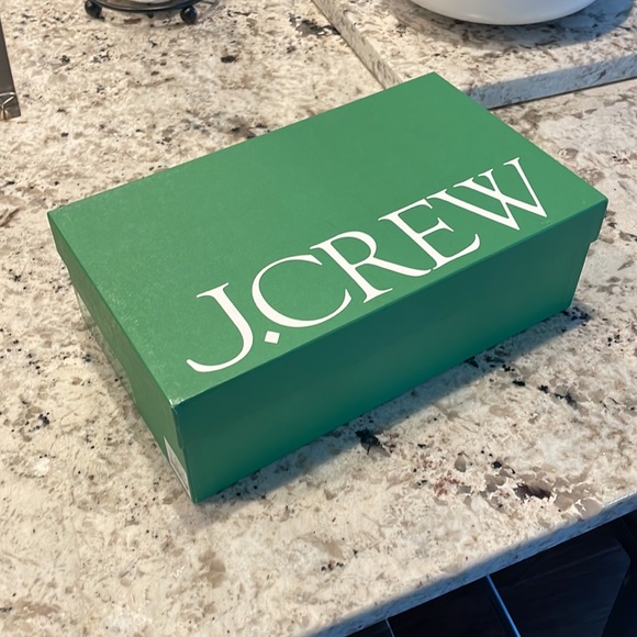 NIB J.Crew Lucie slingback block-heel sandals in leather brown BE786 - Picture 6 of 8